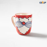 Santa & Rudolph Ceramic Set of 3, Plates & Mug - Eyaas